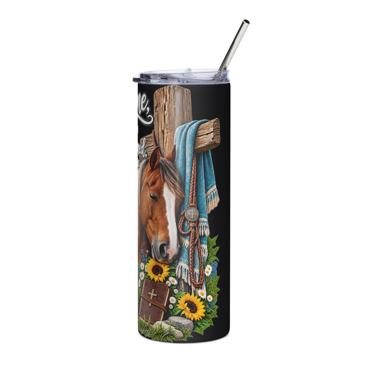 Come To Me Resting Horse Stainless Steel Tumbler