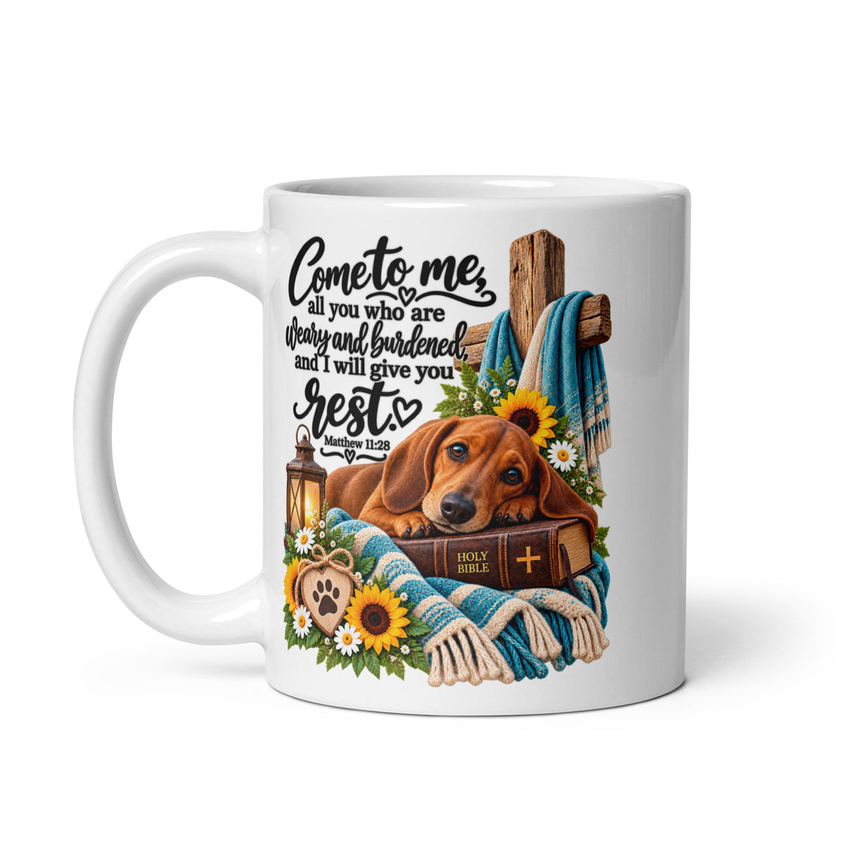 Come  To Me Daschund  Glossy Mug