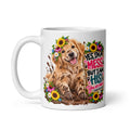 Yes, I'm a Mess Golden Retriever Glossy Mug