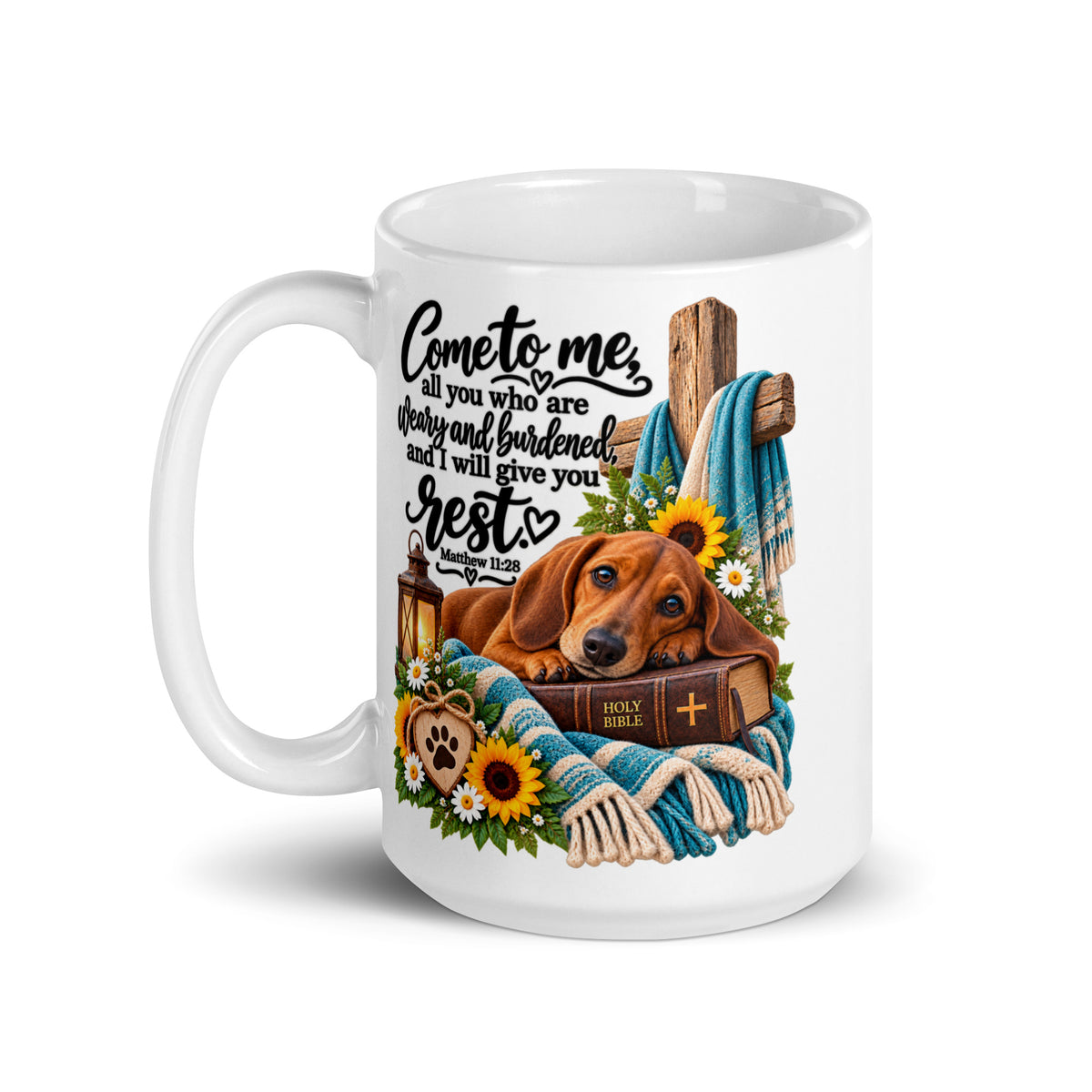 Come  To Me Daschund  Glossy Mug