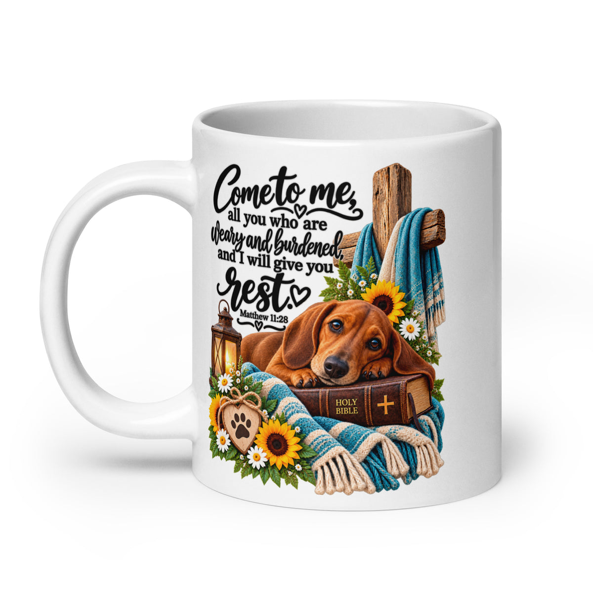 Come  To Me Daschund  Glossy Mug