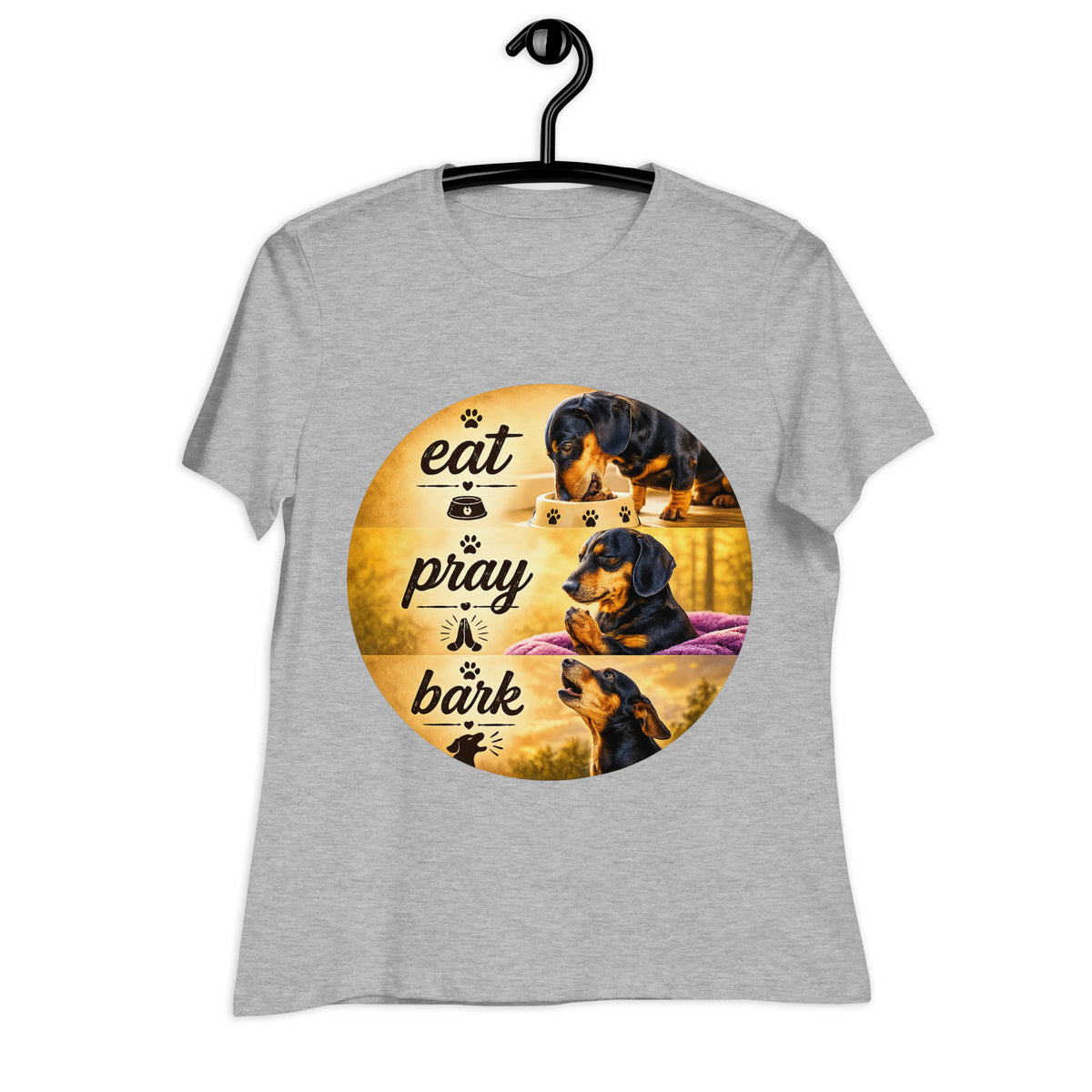 Eat Pray Bark Relaxed T-Shirt
