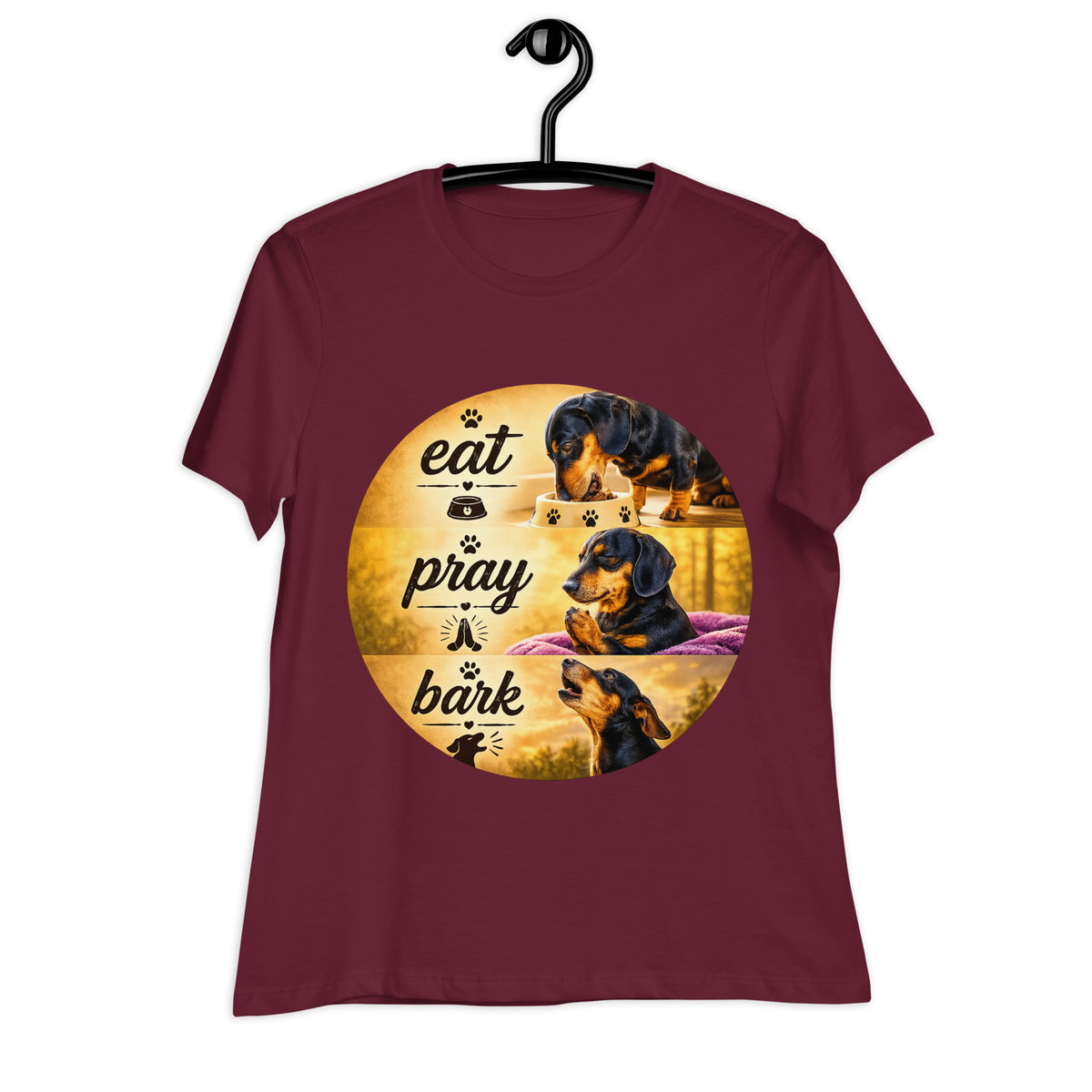 Eat Pray Bark Relaxed T-Shirt