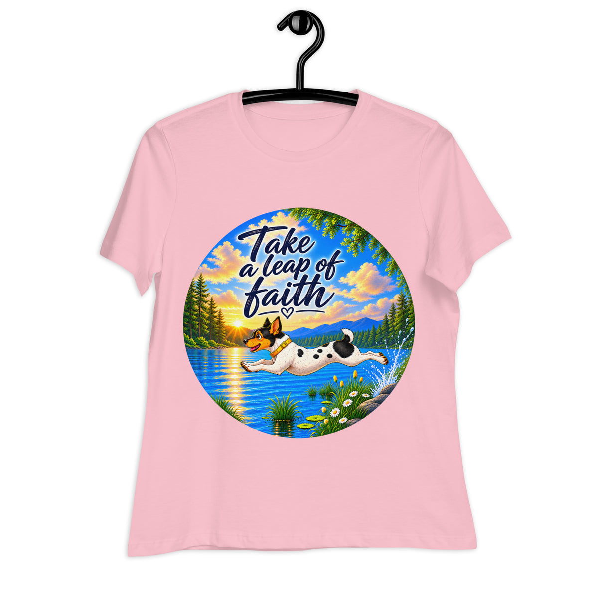 Take A Leap  Dog Relaxed T-Shirt