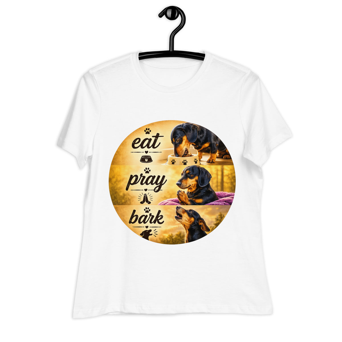 Eat Pray Bark Relaxed T-Shirt